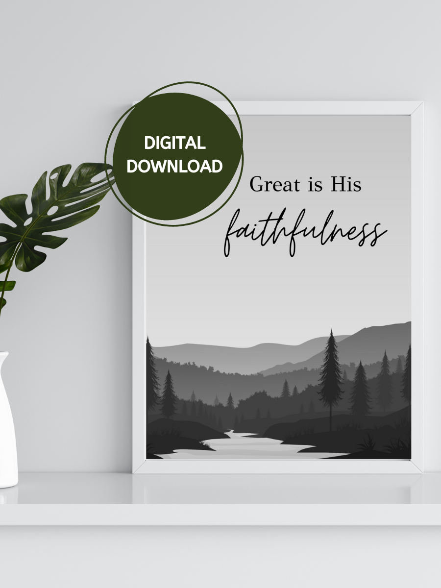 Great is His Faithfulness Landscape